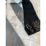 Jason Wu Women's XXL Black Fit & Flare Sweater Dress Sequin Cuffs Photo 6