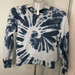 Madewell  100% cotton blue tie dye‎ sweatshirt size XXS Photo 0