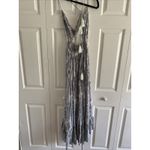 Surf Gypsy ‎ Womens Medium Blue Maxi Dress Cut out Front Boho Vacation Travel Photo 4