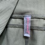 FREE PEOPLE MOVEMENT‎ Olive Green Ribbed Jogger Pants Large Boho Lounge Luxury Photo 8