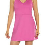 GapFit Hot Pink V Neck Athletic Dress Tennis Golf Activewear Size L Size L Photo 0