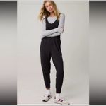 Aerie Racerback Tank Jogger Jumpsuit Drawstring Waist Black Women's Size Small Photo 10