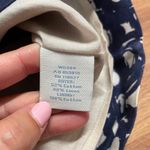 Boden Blue White Patterned Straight Pencil Skirt Pockets Womens Size 8R Linen Photo 5