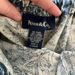 Denim & Co . Linen Blend Western Midi Skirt Size Large  Photo 6