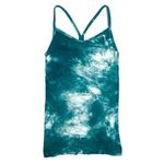 Athleta  Teal/White Tie-Dye Seamless
Tank Top Photo 2