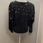 ALLSAINTS BLACK ANIMAL PRINT SWEATSHIRT Photo 2