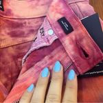 Gap NWT Tie-Dye Pink, Purple and Orange Jeans Photo 5