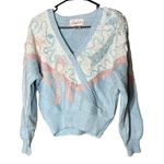 Jaclyn Smith Vintage 80s Pastel Bow Sweater Size Medium Photo 0
