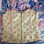 Floral Corset Top Multiple Size M Photo 1