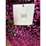 Sho by Tadashi Shoji Sequin Surplice Neck Body Photo 3