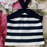 Sincerely Jules Black & White Striped  Top Photo 2