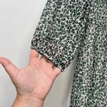 Baum Und Pferogarten Womens Dress‎ XS Floral Green White Boho Puff Sleeve Midi Photo 1