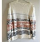 Barbour  Littlehampton Patterned Jumper White Striped‎ Chunky Knit Womens UK 14 Photo 5