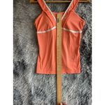 Nike Women's Tank Top | Size Medium | Orange | Grey Tag Yoga Gym Running Walk Photo 6