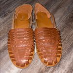 Urban Outfitters Huarache  UO tan leather slip on size 10 NEW Photo 1