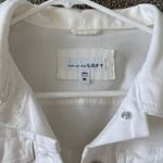Loft white Jean jacket Photo 2