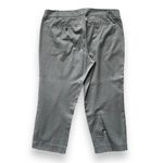 Loft Ann Taylor Gray Texture Crop Pant Diamond Pattern 12 Regular Career Classic Photo 1