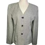 Larry Levine Vintage Sz 10
Womens Gray Business Suit Pants
Skirt Blazer Jacket Photo 0