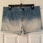 Black Orchid Blue & White Ombre Jean Women’s Denim Cotton Shorts Size 27 Photo 1