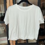 Lululemon  Cates Crop Tee tshirt cropped top crewneck pima cotton short sleeve Photo 1