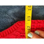 Madewell Crochet-Knit Crewneck Sweater Tank in Crushed Watermelon Size XXS (Q10) Photo 6