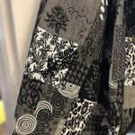 Dress Barn Womens 3X Black White Long Sleeved Open Front Casual Patchwork Jacket Photo 2