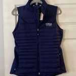 Peter Millar PETAR MILLAR WOMENS VEST NAVY BLUE BRAND NEW SIZE M FRONT ZIPPER Photo 0
