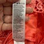 ASOS | Paper Dolls V Neck Lace Pencil Dress in Coral Size 8 Photo 8