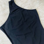 Black chain strap cami bodysuit top blouse L Size L Photo 4