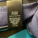 EXPRESS Colorblock Blue Black Stripes Mini Skirt Size 0 Office Conference Photo 3