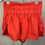 FP Movement Free People Women's The Way Home Shorts Red Athletic Gym Size L Photo 0