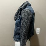 Free People  knit hooded denim jacket Photo 6