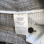 Veronica Beard  Trouser Pants Glen Plaid Green Side Strip Black Edge Size 8 Photo 7