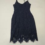superdown  Aurora Lace Mini Dress in Navy XS Photo 12