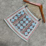 Majorelle  Women’s Port Mini Skirt in Summer Multi Coral Boho Embroidered Size XS Photo 6