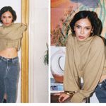 Princess Polly ZAHARA CROPPED TURTLENECK SWEATER BEIGE - 4 Photo 1