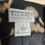 Talbots CLEARANCE! Black Patterned Vintage Skirt Size 4 Like New Photo 5