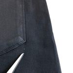 BLANK NYC Jack Leather-Like Raw Edge Denim Jean Mini Skirt Black Shine 25 Revolve Photo 12