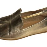 FitFlop  Lena Metallic Gold Leather Loafer Shoes Comfort Flats Size 6 (Euro 37) Photo 2