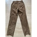 Hugo Buscati  COLLECTION‎ Suede Leather Pants Brown Lined Size 6P Stain Spots Photo 6