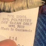 Diane Von Furstenberg Vintage  Plaid Wool Skirt Pink Purple Academia 14 Photo 12