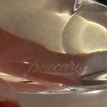 Baccarat Clear Crystal Heart Pendant Necklace Black Photo 5