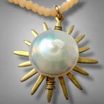Free People Ariana Ost Sunlight Choker in Citrine NWT Sun Charm Bohemian Dainty Photo 11