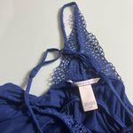 Victoria's Secret Victoria’s Secret Nightie Night Gown Dress, Blue, Size L Photo 4