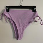 SheIn light purple high waisted string bikini bottoms Photo 0