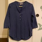 Royal Robbins  Deep Blue Blouse Photo 0
