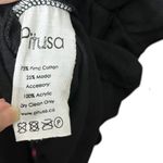 Pitusa New Mykonos Tassel Dress Black Pink Trim Pima Cotton Modal Size Standard Size M Photo 11