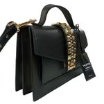 Mario Valentino NWT  Adrienne Palmellato Leather Shoulder Bag FLAWED AT THE BACK Photo 5