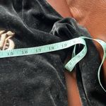 BCBGMAXAZRIA  Velour Velvet Crown print sequins y2k hoodie size medium Photo 8