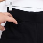 American Giant Black Leggings Pants Size 2 Pockets Made in USA Photo 2